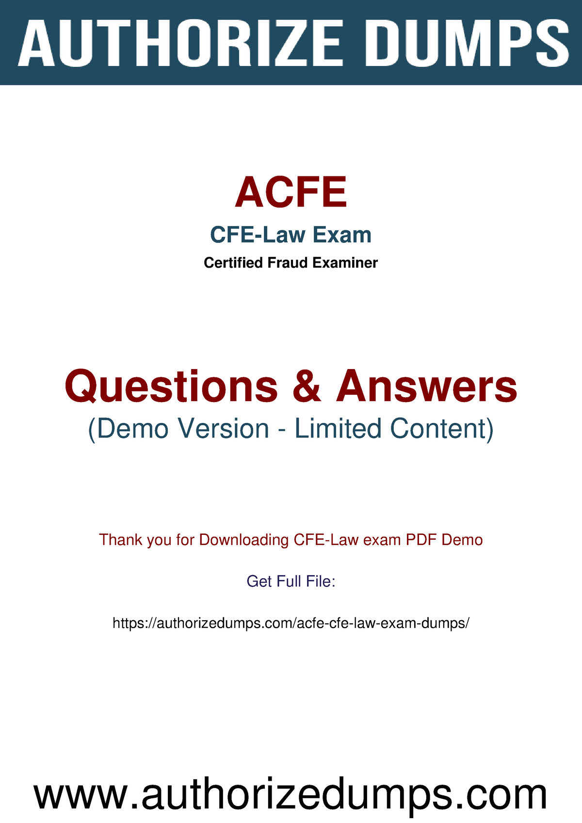 CFE-Law Reliable Exam Voucher - ACFE Dumps CFE-Law Questions