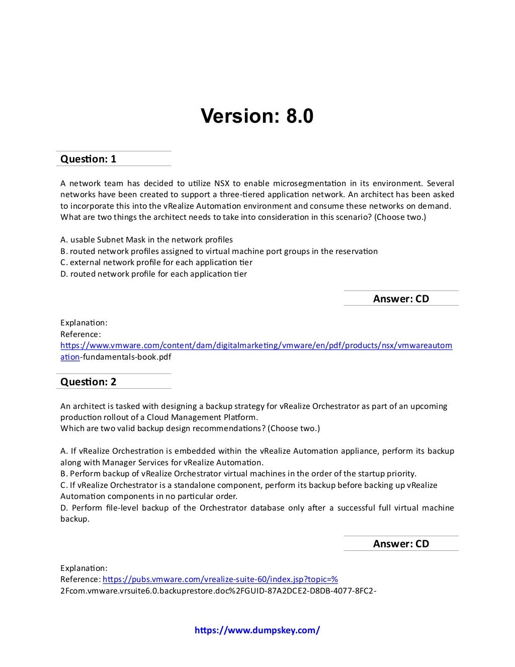 3V0-31.22 Latest Exam Pattern, 3V0-31.22 Reliable Braindumps Questions