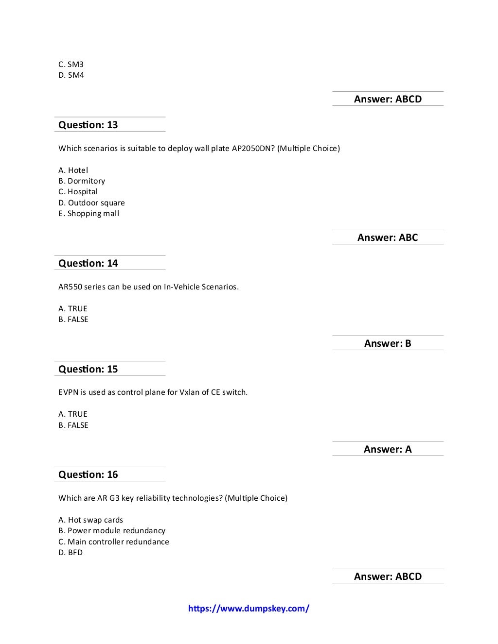 Huawei H19-119_V2.0 Test Questions Answers - H19-119_V2.0 Passing Score