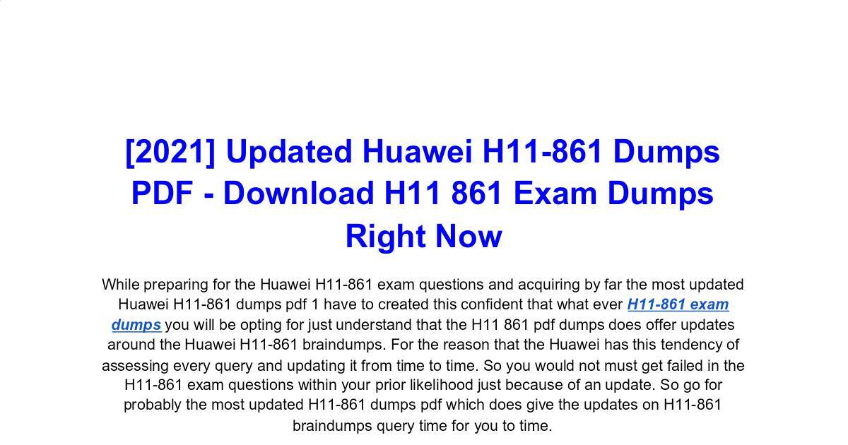 Exam H11-861_V3.0 Fee, H11-861_V3.0 Mock Exams | Accurate H11-861_V3.0 Prep Material