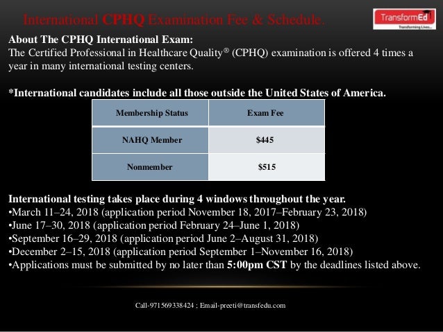 CPHQ Certification Training, NAHQ Best CPHQ Study Material