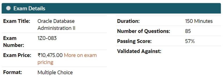 Study 1Z0-083 Demo & Oracle Hot 1Z0-083 Questions - 1Z0-083 Reliable Study Questions