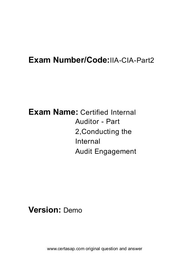 IIA Test IIA-CIA-Part2 Engine - Latest Study IIA-CIA-Part2 Questions