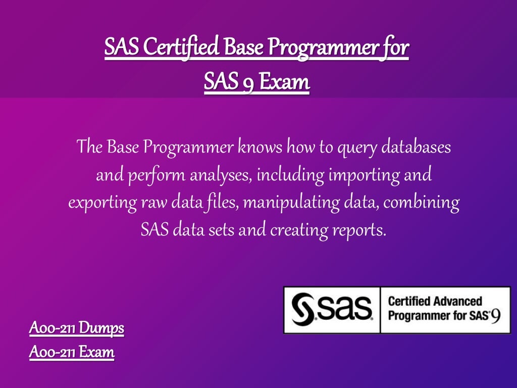 SASInstitute Valid A00-415 Exam Online - A00-415 Exam Cram Pdf