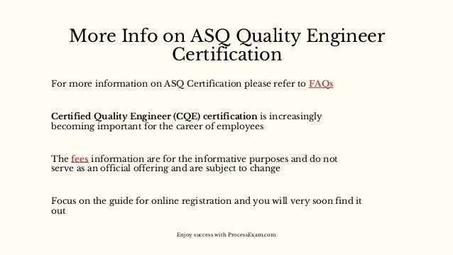 New CQE Test Review, Valid Braindumps CQE Questions