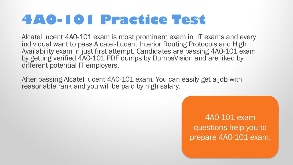 Nokia Exam 4A0-116 Materials | Customized 4A0-116 Lab Simulation