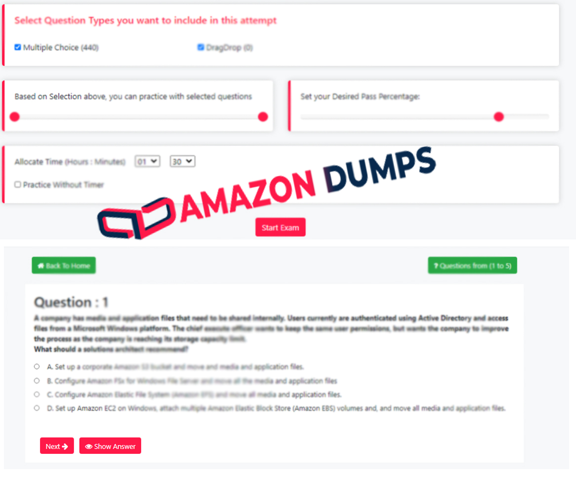 Amazon DBS-C01 Exam Dumps Provider | Valid Dumps DBS-C01 Pdf