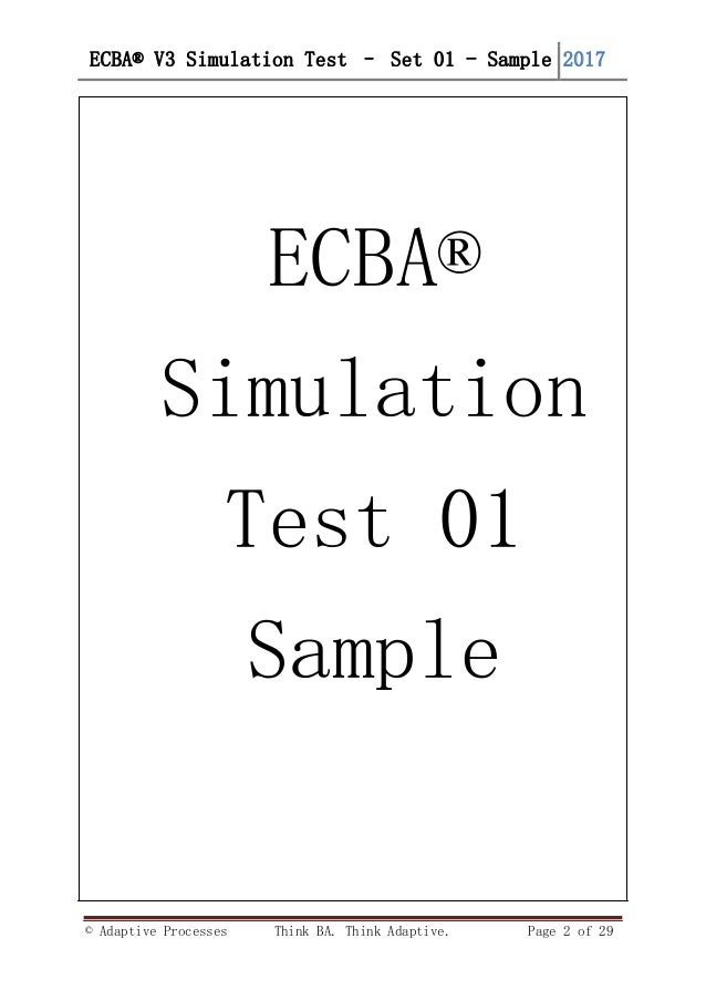 PDF ECBA VCE - ECBA Exam Cram, Exam ECBA Topic