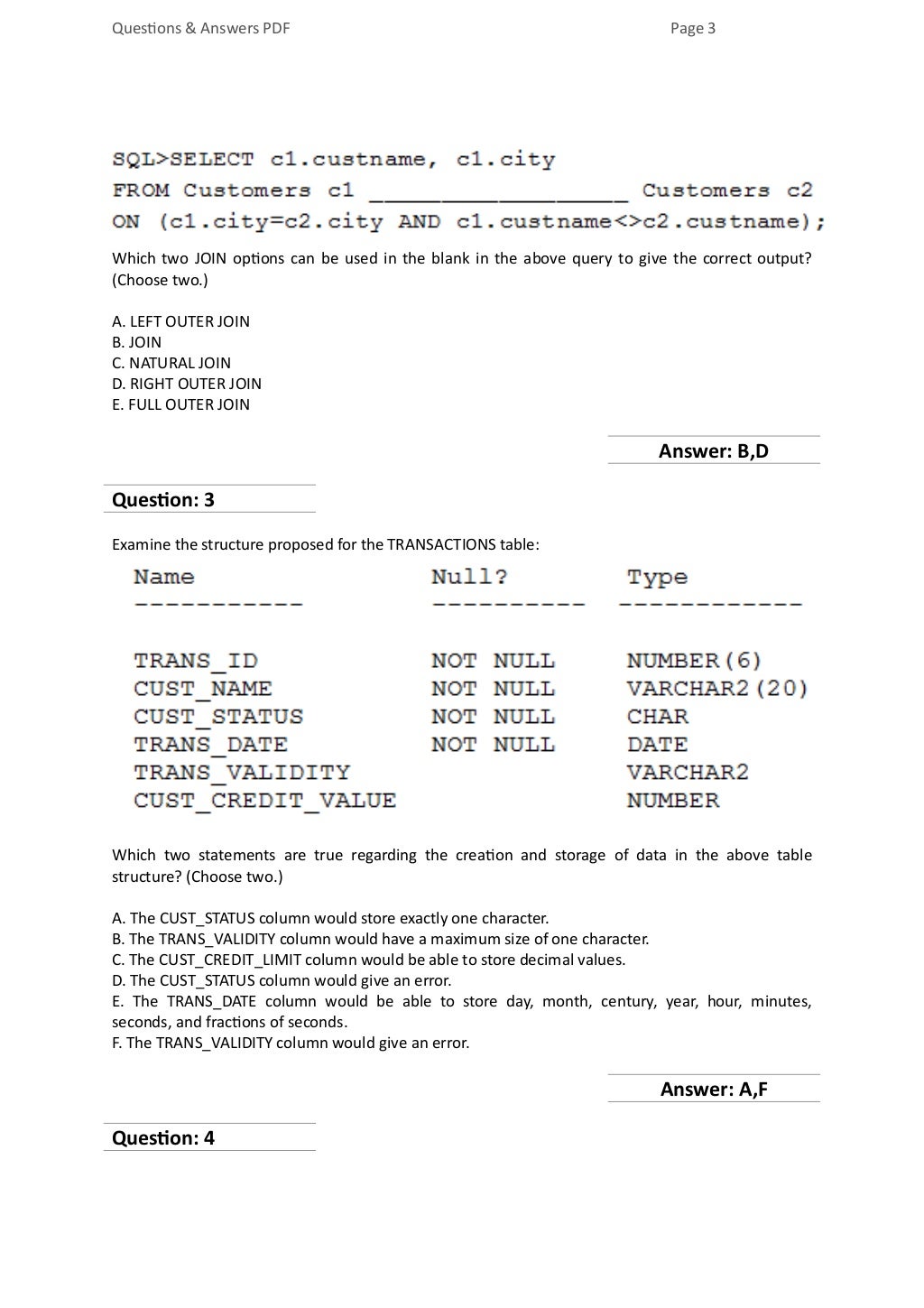 1z1-071 Boot Camp - Oracle Latest 1z1-071 Test Questions