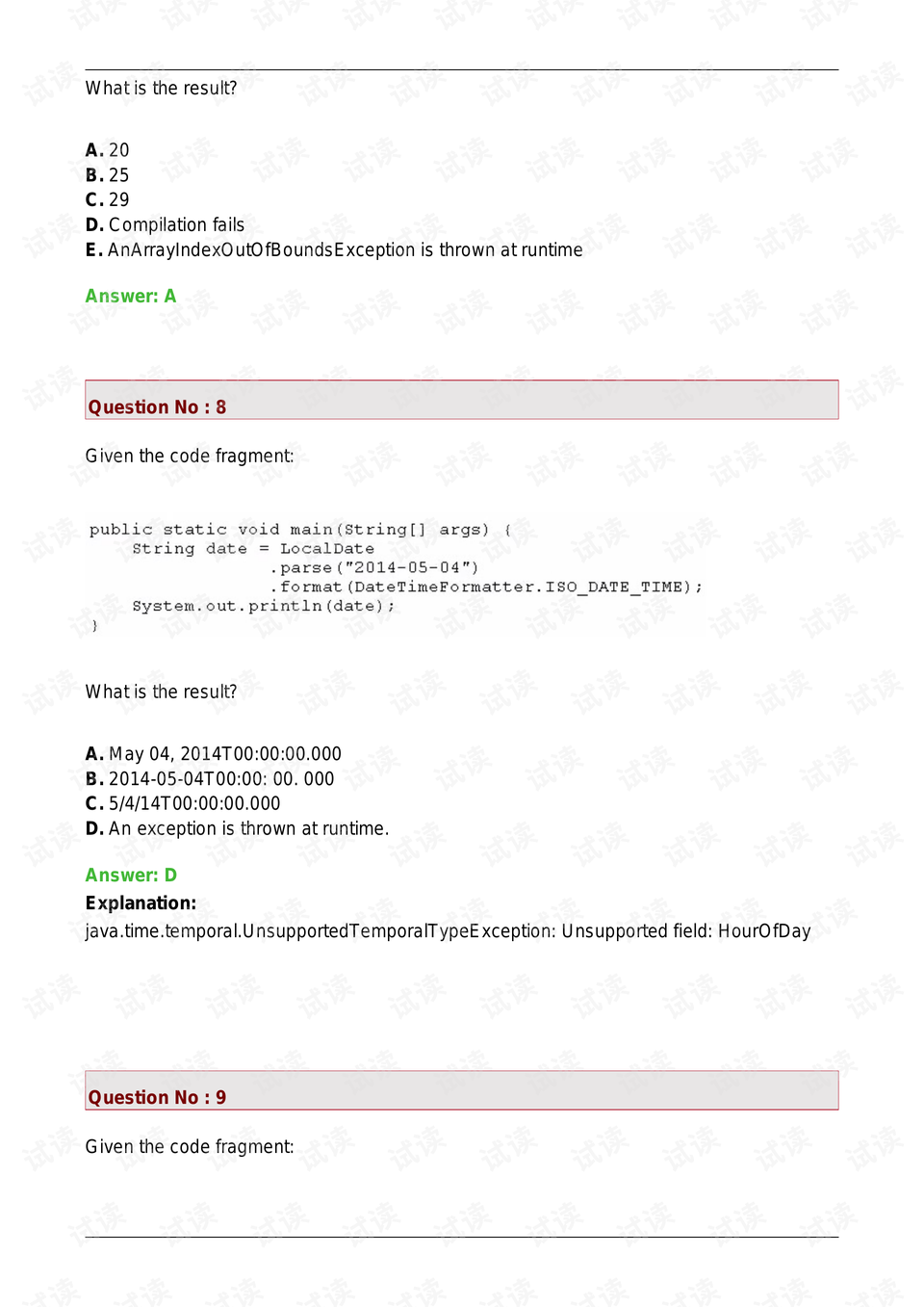 Latest 1z0-808 Examprep | 1z0-808 Exam Braindumps & New Java SE 8 Programmer I Test Pass4sure