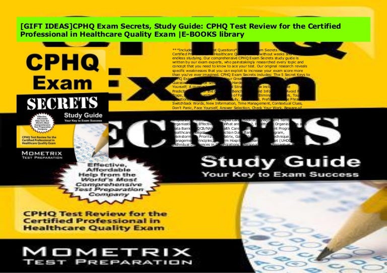 CPHQ Reliable Guide Files | NAHQ Cert CPHQ Exam