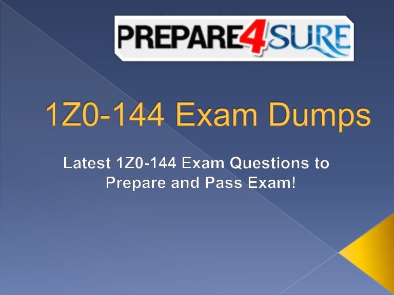 1Z0-106 Test Dumps Demo, Oracle 1Z0-106 Latest Dumps Sheet