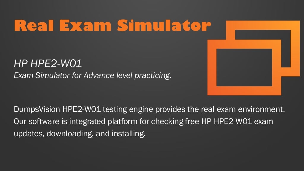 Reliable HPE2-W11 Test Review - HP HPE2-W11 Test Testking