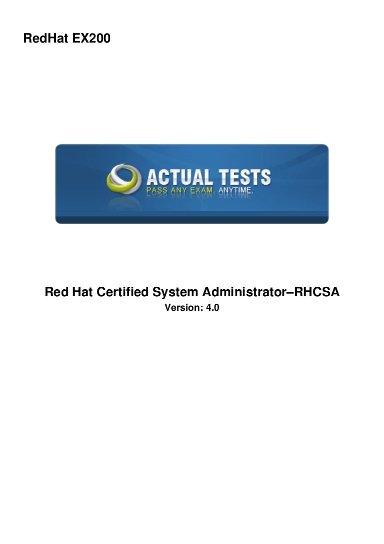 EX200 Valid Test Guide & RedHat New EX200 Practice Questions