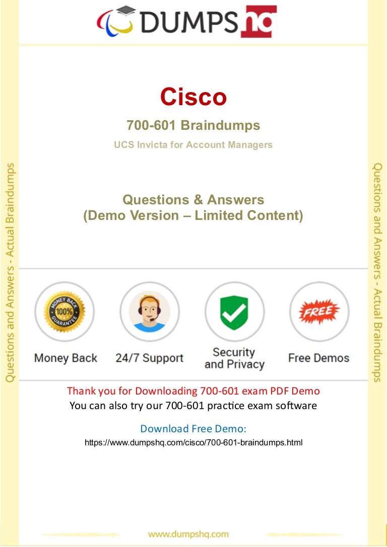 Cisco 700-826 Test Free & 700-826 Valid Braindumps Pdf