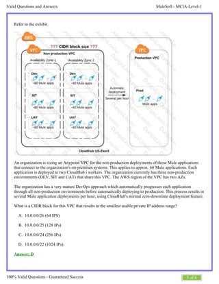 MuleSoft MCIA-Level-1 Free Exam Questions - New MCIA-Level-1 Test Duration