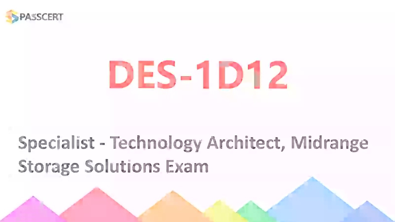 EMC Valid DES-1D12 Exam Sims - DES-1D12 Test Cram Pdf