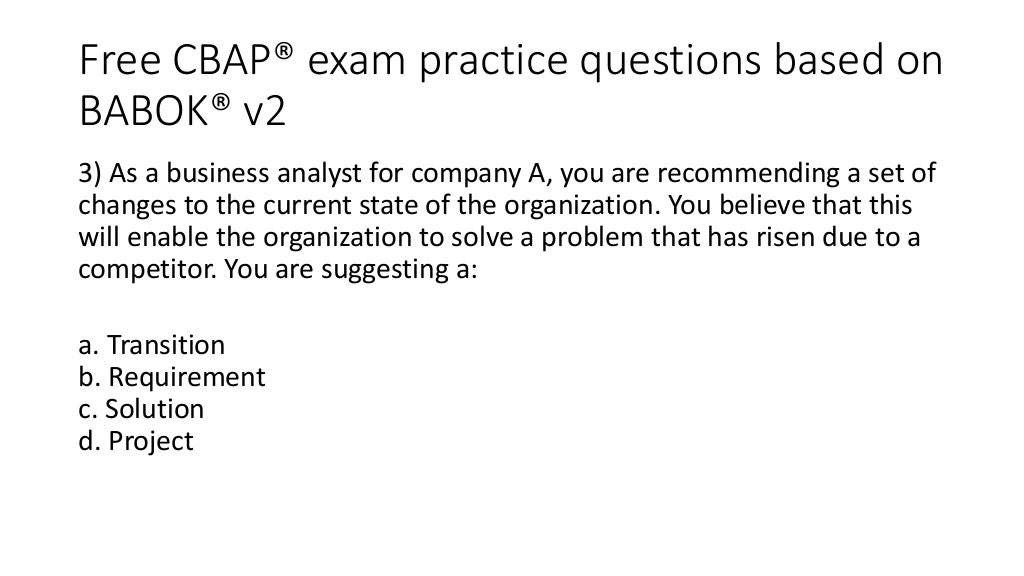 CBAP Exam Labs & Actual CBAP Test Answers - Exam CBAP Questions Pdf