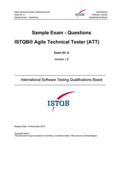 ISQI CTAL-ATT Valid Test Format - CTAL-ATT Test Quiz, CTAL-ATT Latest Exam Cost