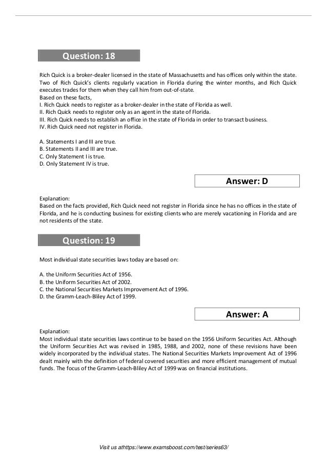 Series63 Valid Braindumps Pdf | Reasonable Series63 Exam Price