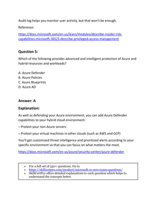 Microsoft SC-900 Reliable Exam Camp, SC-900 Review Guide