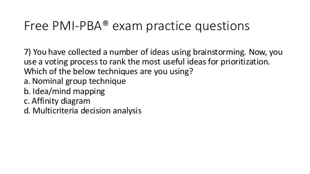 Latest PMI-PBA Practice Materials | Verified PMI-PBA Answers