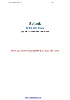 SPLK-3002 Latest Training | Splunk SPLK-3002 Customized Lab Simulation