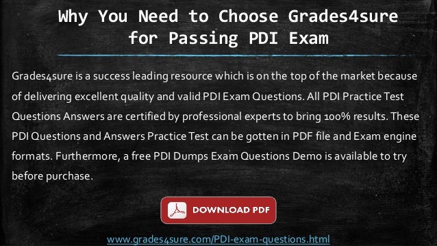 Latest PDI Dumps Files, PDI Certification Dumps | PDI Online Bootcamps