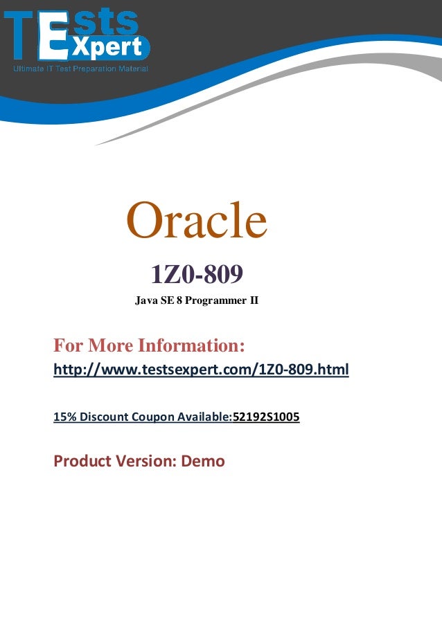 1Z0-829 Trustworthy Source - Oracle Free 1Z0-829 Pdf Guide