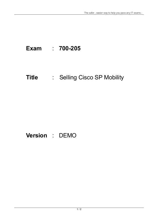 Top 700-245 Exam Dumps - Cisco Exam Cram 700-245 Pdf, Exam 700-245 Online