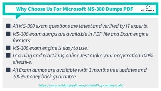 MS-100 Dumps PDF & MS-100 Study Materials - MS-100 Test Passing Score