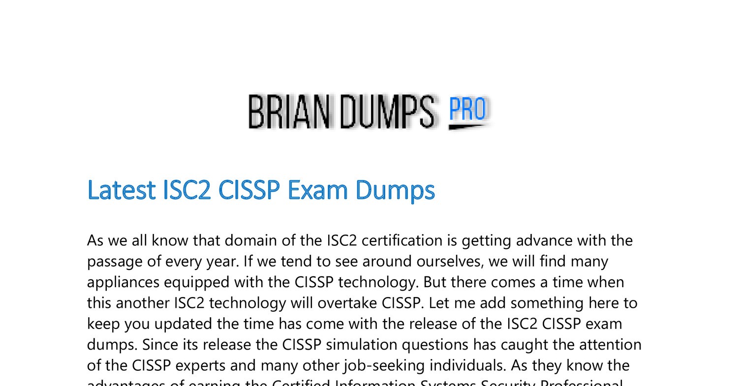 New CISSP Exam Vce | Free CISSP Practice Exams & CISSP New Test Materials