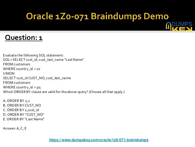 Valid Dumps 1z1-071 Files & New 1z1-071 Study Materials - Real 1z1-071 Testing Environment