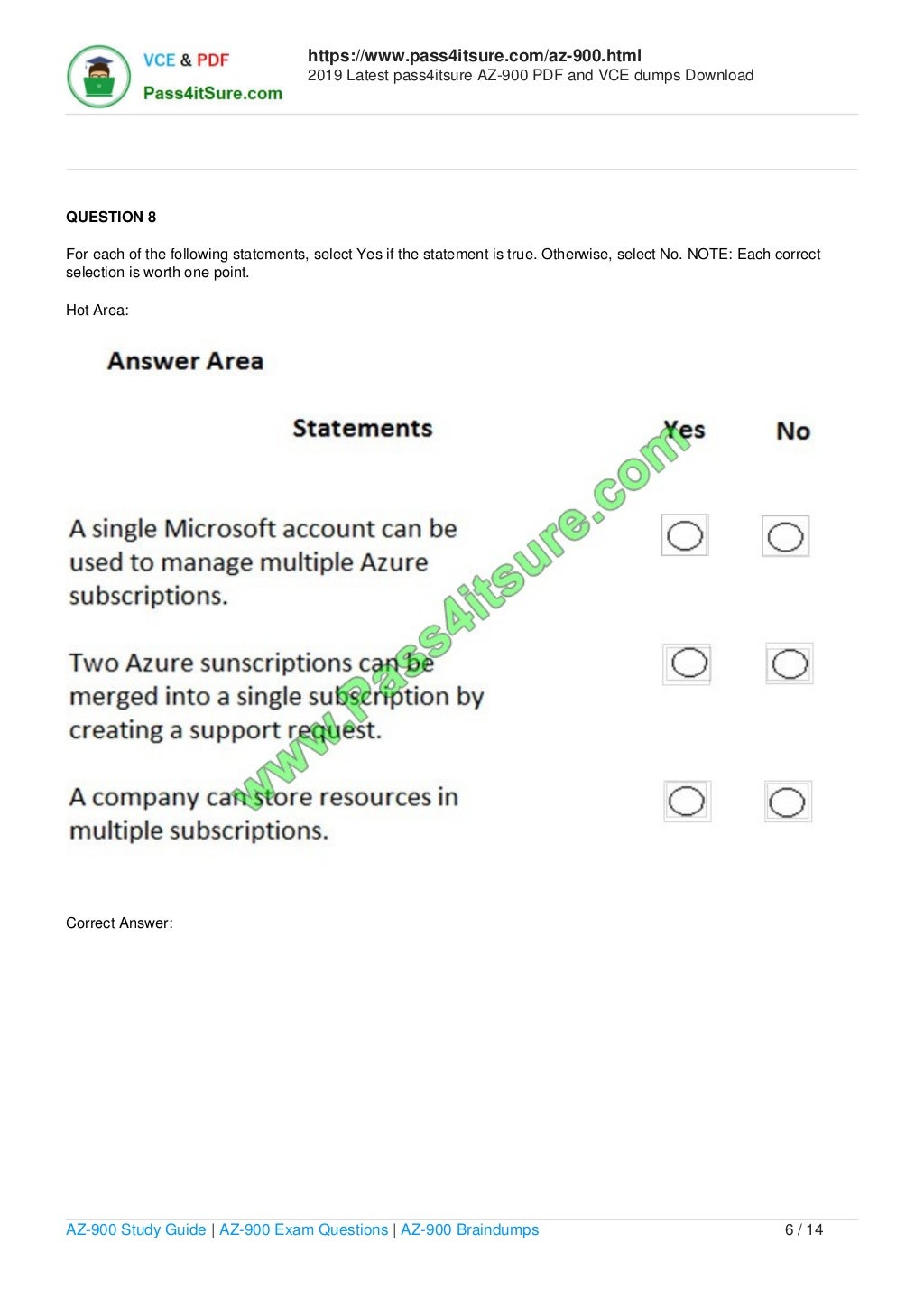 AZ-900 Latest Test Questions, Microsoft Pass4sure AZ-900 Exam Prep