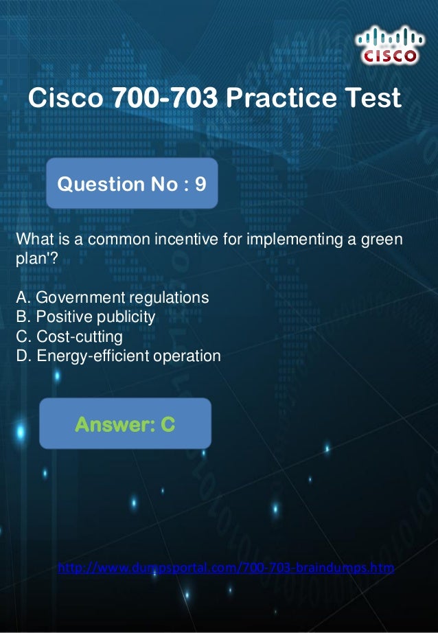 Cisco Test 700-695 Objectives Pdf - Exam 700-695 Topic