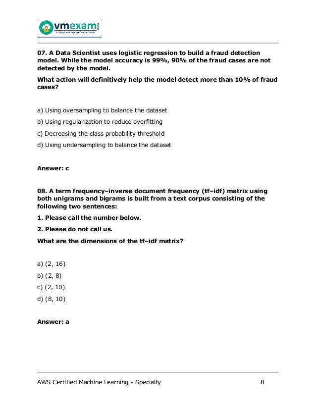 AWS-Certified-Machine-Learning-Specialty Valid Practice Questions - Test AWS-Certified-Machine-Learning-Specialty Lab Questions