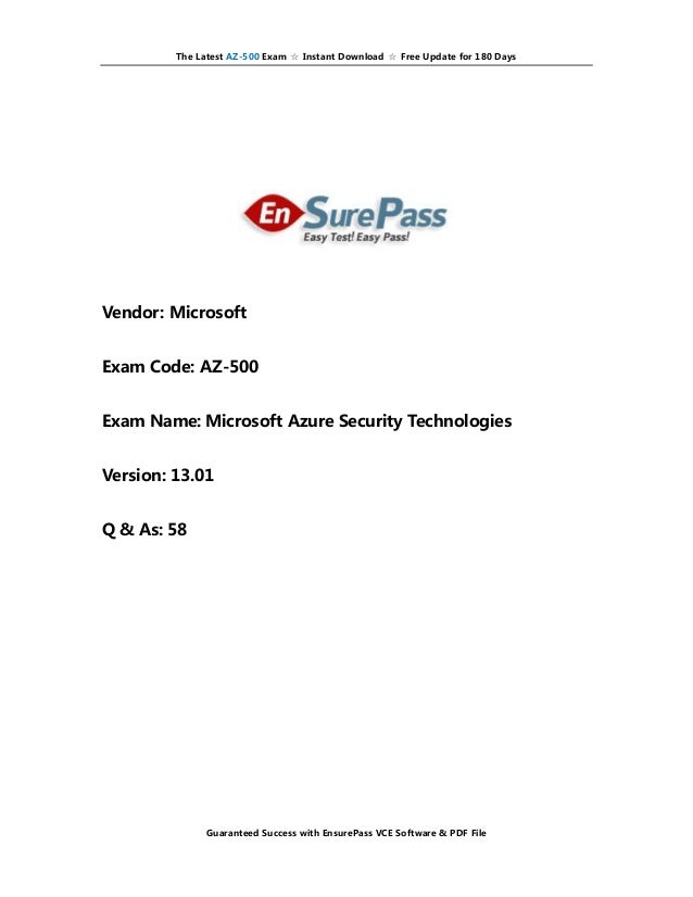 Microsoft AZ-500 Reliable Braindumps - AZ-500 Exam Collection Pdf