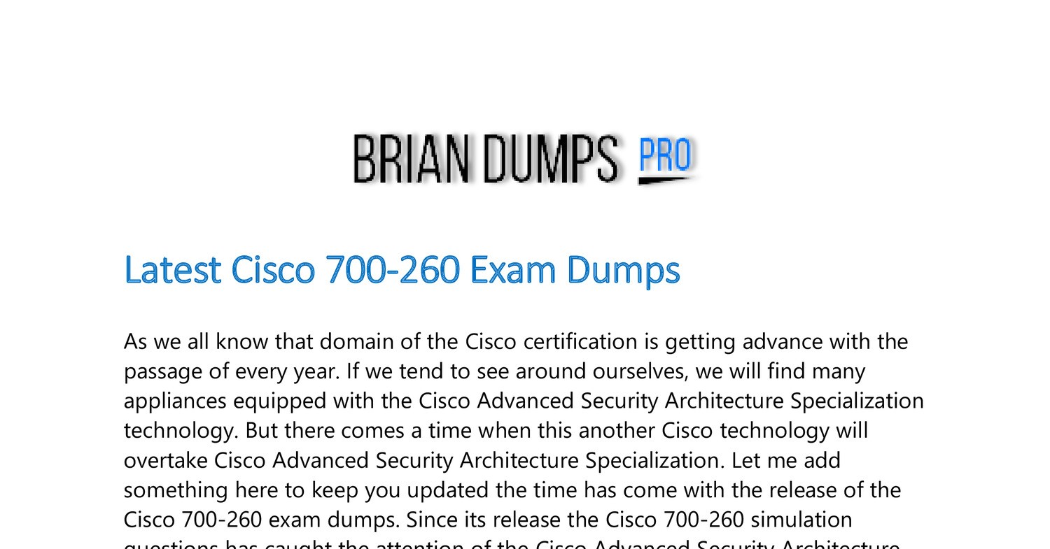 Cisco 700-826 Valid Test Preparation & Trustworthy 700-826 Pdf