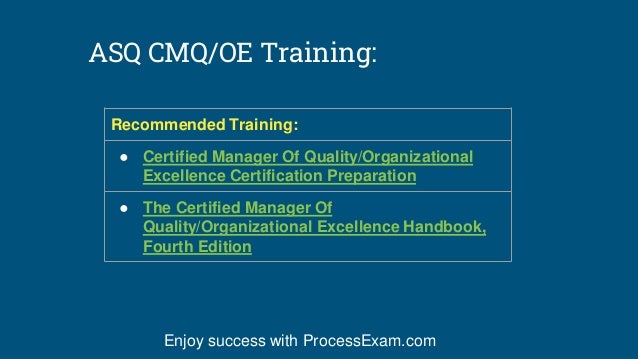 CMQ-OE Latest Dump, Passing CMQ-OE Score | CMQ-OE Valid Vce Dumps