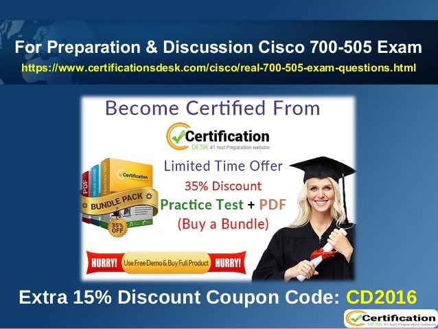 Cisco Exam 700-695 Prep, 700-695 Authorized Certification