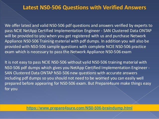 NS0-700 PDF Question - NS0-700 Latest Demo, Key NS0-700 Concepts