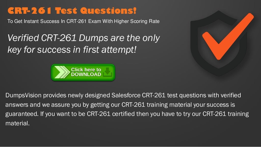 CRT-261 Latest Exam Answers, Free CRT-261 Practice | Latest CRT-261 Exam Notes