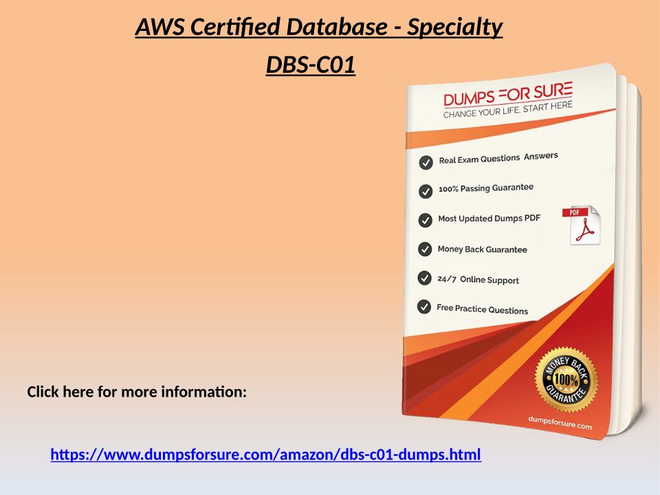 Amazon DBS-C01 Study Dumps | Valid DBS-C01 Practice Questions