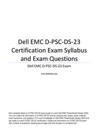 EMC Reliable Test D-PSC-DS-23 Test | Test D-PSC-DS-23 Engine Version