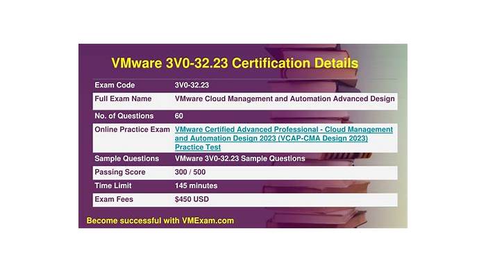 VMware Exam 3V0-32.23 Consultant & 3V0-32.23 Test Engine Version