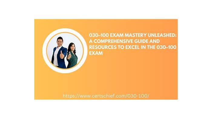 030-100 Reliable Exam Blueprint & Certification 030-100 Exam