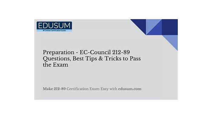 EC-COUNCIL Reliable 212-89 Test Simulator & 212-89 Reliable Exam Pdf