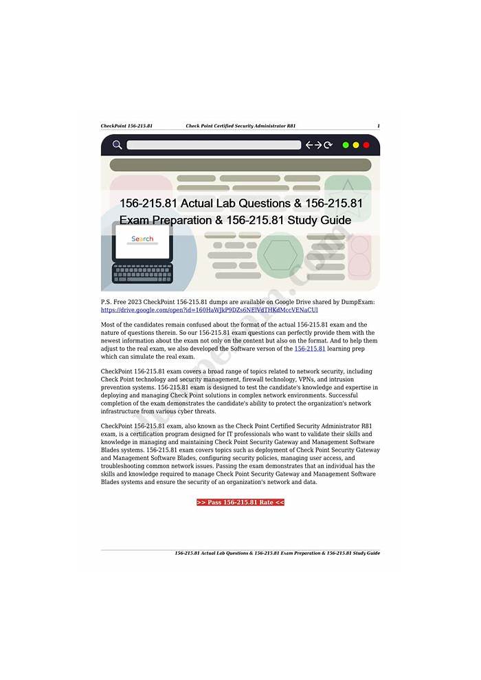 156-215.81 PDF Guide & 156-215.81 Accurate Prep Material - Valid 156-215.81 Exam Pdf