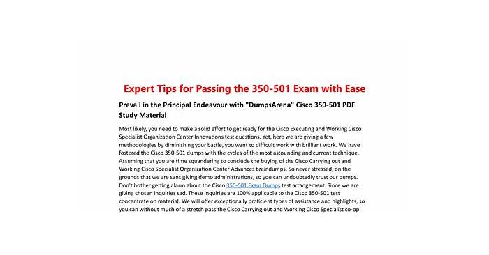 Latest 350-501 Test Camp & 350-501 Dumps Questions - 350-501 New Soft Simulations