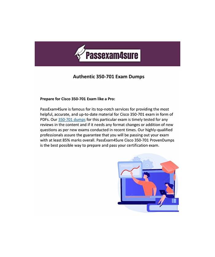 Pass4sure 350-701 Exam Prep, Reliable 350-701 Test Pass4sure